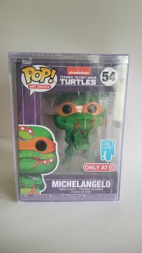 Funko Teenage Mutant Ninja Turtles POP! Art Series Michelangelo Vinyl Figure #54