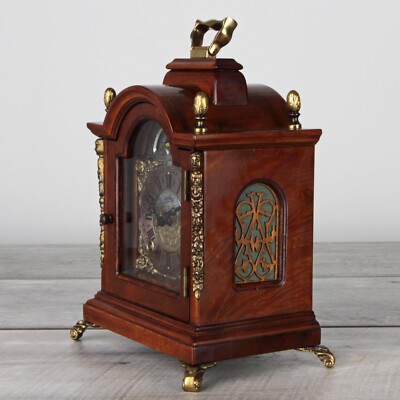 ホ*ウ様 【稼働品】置き時計　Warmink　WUBA ムーンフェィズ　ゼンマイ Vintage Warmink Moonphase Striking 8-Day Walnut Dutch Clock | eBay