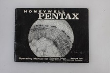 HONEYWELL PENTAX MANUAL FOR EXTENSION TUBES, BELLOWS UNIT, COPY STAND, ETC