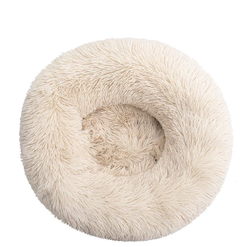 Hundebett Katzenbett Haustierbett Kuschelbett Bett Hundekorb Donut Kissen Plüsch - Bild 8 von 14