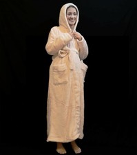 Extra thick hooded robe, Belted with tie closure, Two side pockets, U.S. seller