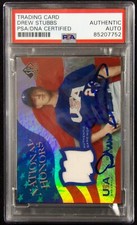 Drew Stubbs Signed 2004 SP Prospects USA Baseball National Honors Card NH-DS PSA