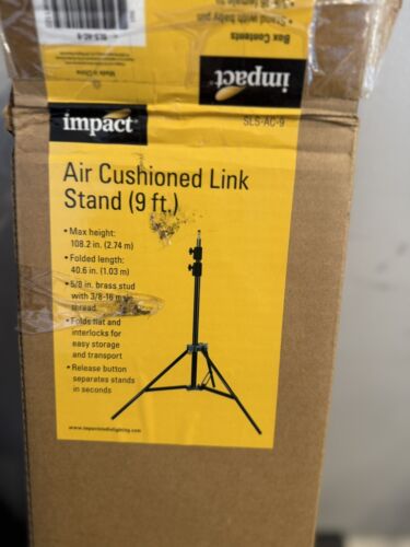 Impact Interlocking Air Cushioned 9Ft Aluminum Light Stand For Photography - Picture 2 of 2
