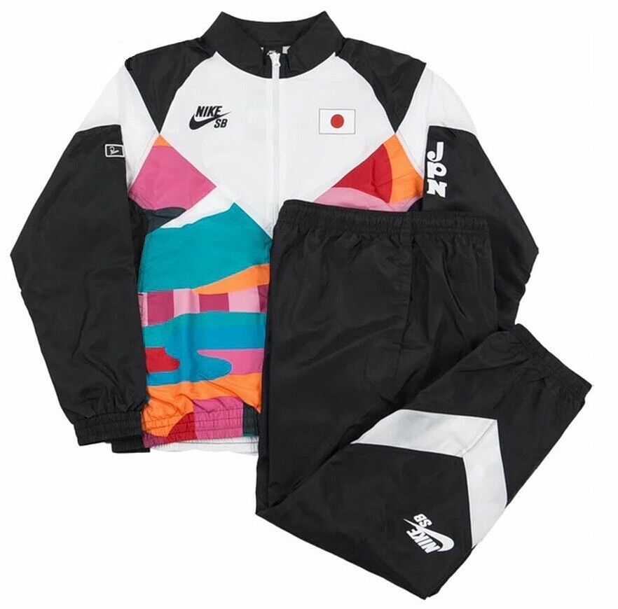 Nike SB x Parra Olympic Japan Track Suit Multi-Color Size S-XL NEW