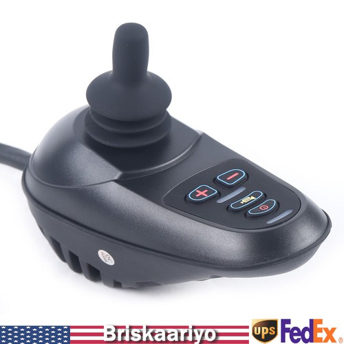 Controlador de silla de ruedas eléctrico impermeable pieza accesorios 4 llaves joystick - Imagen 8 de 11