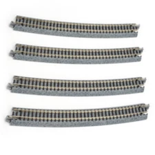 NEW Kato Radius 15º 718mm (28 1/4") Curve Track [4 pcs] UniTrack N Scale 20-150