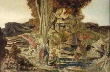 Gustave Moreau The Pierides 5 A4 Print