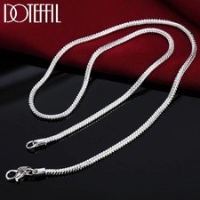 Collier Serpent Argent 925 40-60cm Chaîne Femme Mariage
