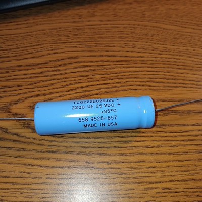 #ad #ad Mallory TCG222U025J2L Capacitor Blue 2200 UF 25 V $10.75
