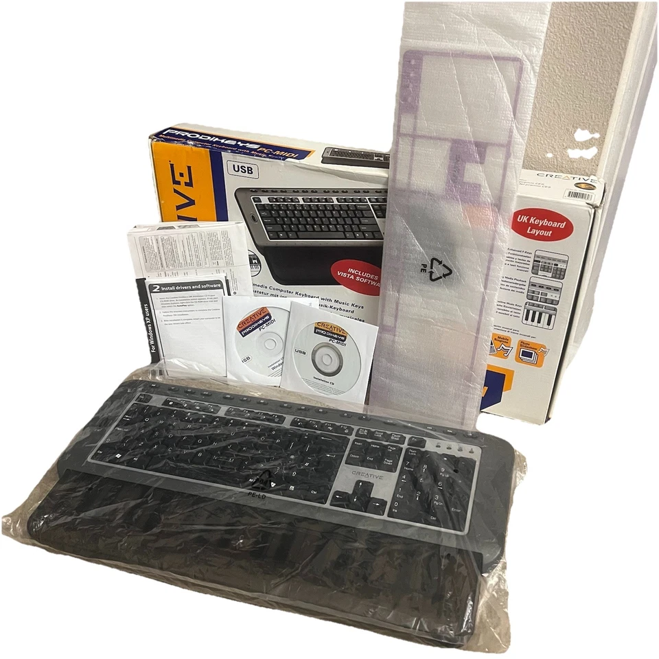 Creative Labs Prodikeys PC-MIDI CF0040 combo Music & QWERTY Keyboard USB - Image 2 of 4