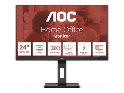 AOC LED-Monitor 60,5 cm 24'' 1920 x 1080 Full HD 1080p @ 75 Hz IPS 1000:1 4 ms