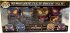 Funko Pop Spider-Man Miles Morales Suits Blacklight Exclusive 4-Pack Vinyl