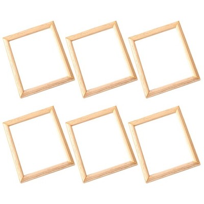  6 Pcs Mini-dekoration Bilderrahmen Klein Mini-Fotorahmen Miniaturrahmen