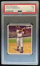 1950 Bowman Jackie Robinson #22 Dodgers PSA 1.5