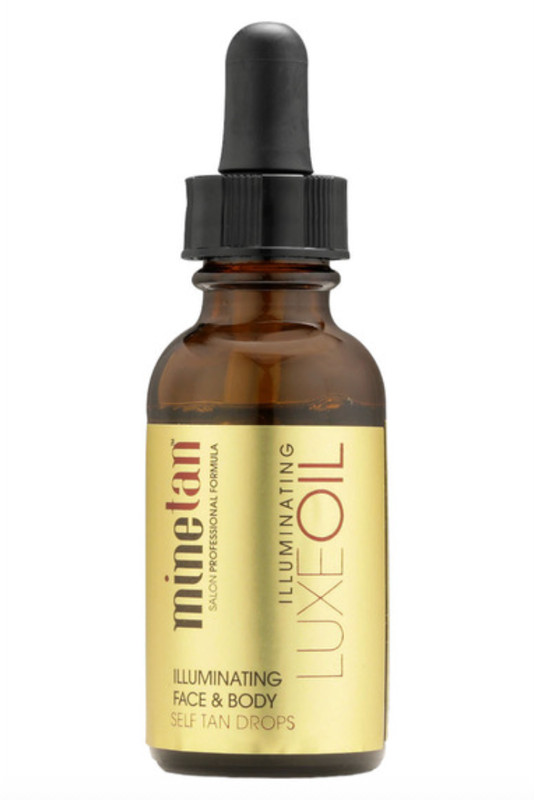 MineTan Illuminating LuxeOil Self Tan Drops for Face & Body 0.8 oz - Used once
