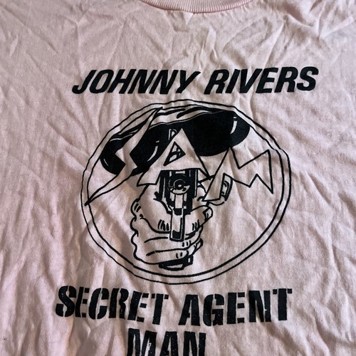Vintage 70’s 80’s Johnny Rivers Secret Agent Man T Shirt Men's XL tee hole - Picture 2 of 8