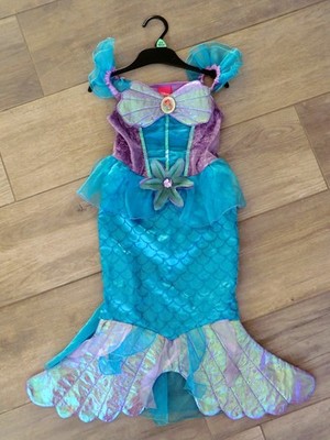 Disney Arielle Schimmer Kostüm Kinderkostüm 3-4 Jahre bis 104 cm Körpergröße