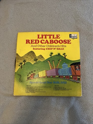 Disneyland Record LITTLE RED CABOOSE 1974 LP Vinyl Burl Ives FACTORY SEALED - Picture 2 of 2