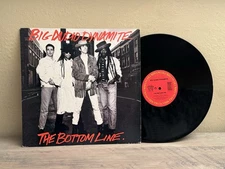 BIG AUDIO DYNAMITE THE BOTTOM LINE ALTERNATIVE  NEW WAVE POP COLUMIBA LABEL EX+