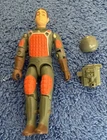 Hasbro G.I. Joe Flash Action Figure w/ Helmet. No Visor & Backpack 1983