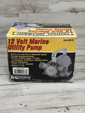 Central Machinery 12 Volt 240 GPH Bilge Utility Pump 65 Watt 09576 Self Priming