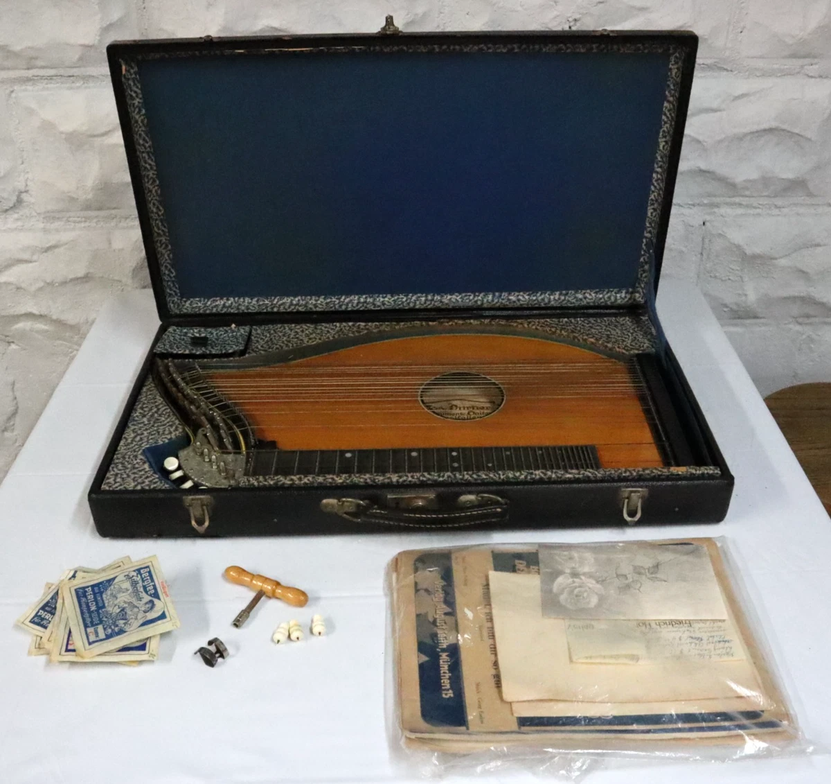 老式自鸣筝、齐特琴| eBay