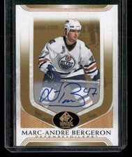 2020-21 SP Signature Legends Marc-Andre Bergeron #56 Gold Spectrum Foil Auto