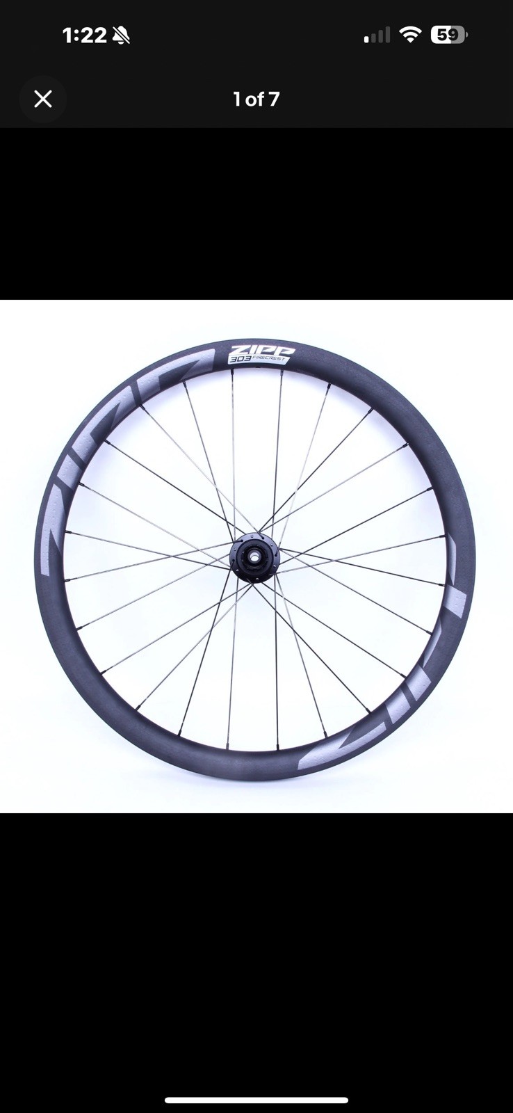 Zipp 303 Firecrest Rear Wheel 700c Disc 12x142 Shimano HG – New Open Box