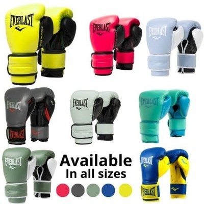 Everlast Powerlock 2 Pro Hook and Loop Training Boxing Gloves