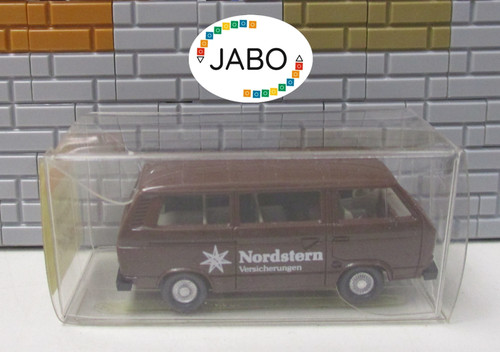 (i 5 / 13) Wiking 1:87 / H0 13292 VW T3 Bus Transporter Nordstern marrón embalaje original | Zustand: Gebraucht