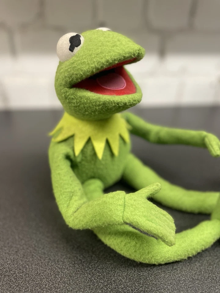 Kermit der Frosch V. Igel, Plüschfigur mit Batterie, Rarität - Bild 2 von 4