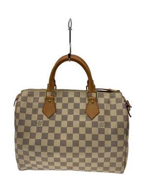 LOUIS VUITTON Boston Bag Speedy 30 Dami Air Zul WHT PVC Used
