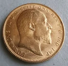 1905 Edward VII Gold Sovereign — photo from another recent sale