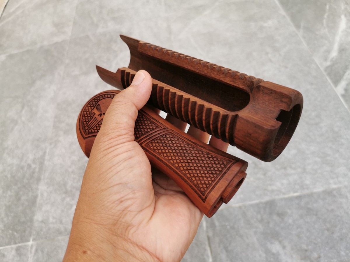 MOSSBERG 590 SHOCKWAVE PERSONALIZZATO 12 GA FOREND & STOCK - Foto 14