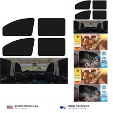 XCBYT Magnetic Car Side Window Shades, 100 Blackout Privacy Curtains