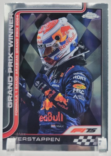 2025 Topps Chrome Formula 1 F1 Max Verstappen Red Bull #94 Grand Prix Winners