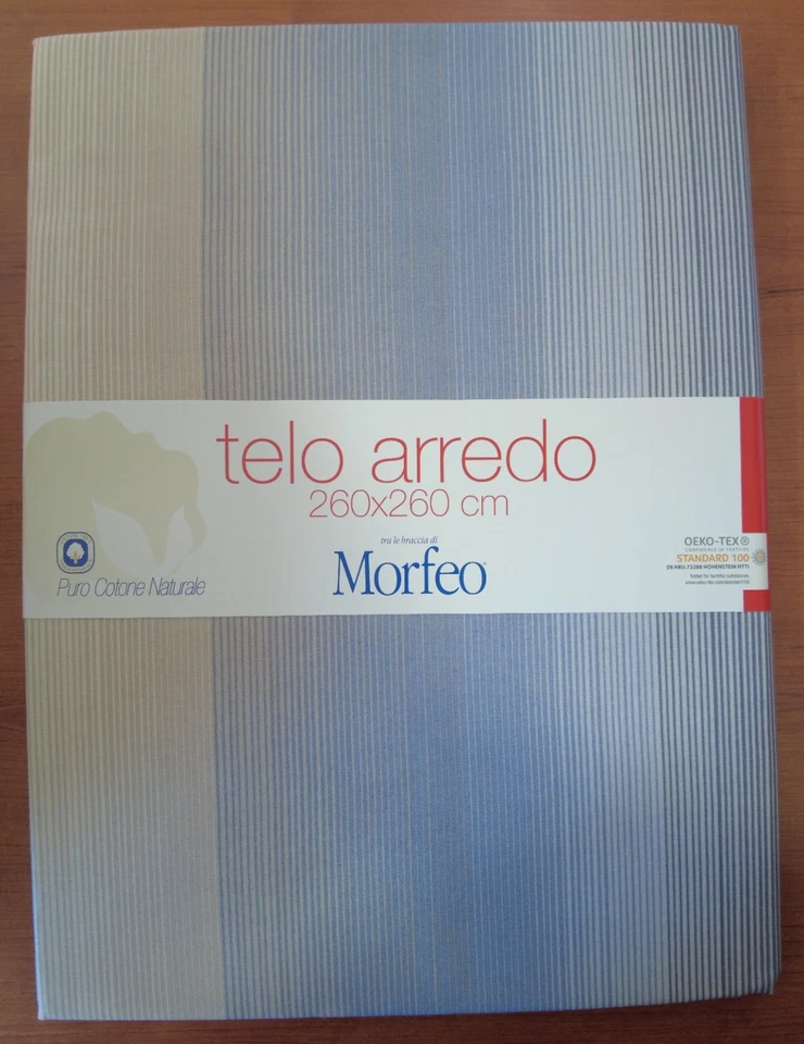 Gran Foulard Morfeo 100% Cotone Copritutto Multiuso 260x260 Copridivano Letto - Immagine 4 di 4