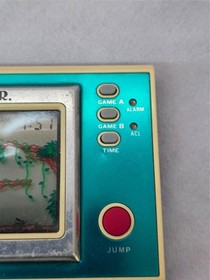Nintendo Game and Watch DONKEY KONG Jr Green Plays Excellent Looks Good
