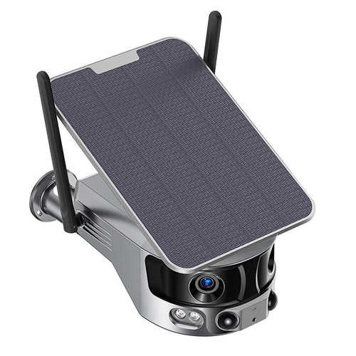 4K 180° UHD 4G Solar Überwachungskamera Outdoor WIFI 4XZoom Dual Lens PIR CCTV Cam - Bild 11 von 17