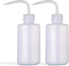 Wash Bottles - 2pcs 250ml Safety Watering Tools, Economy Plastic Squeeze for Med