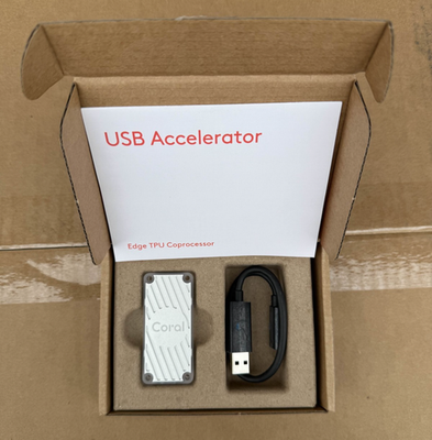 Google Coral AI USB ML Accelerator, Edge TPU Coprocessor *For