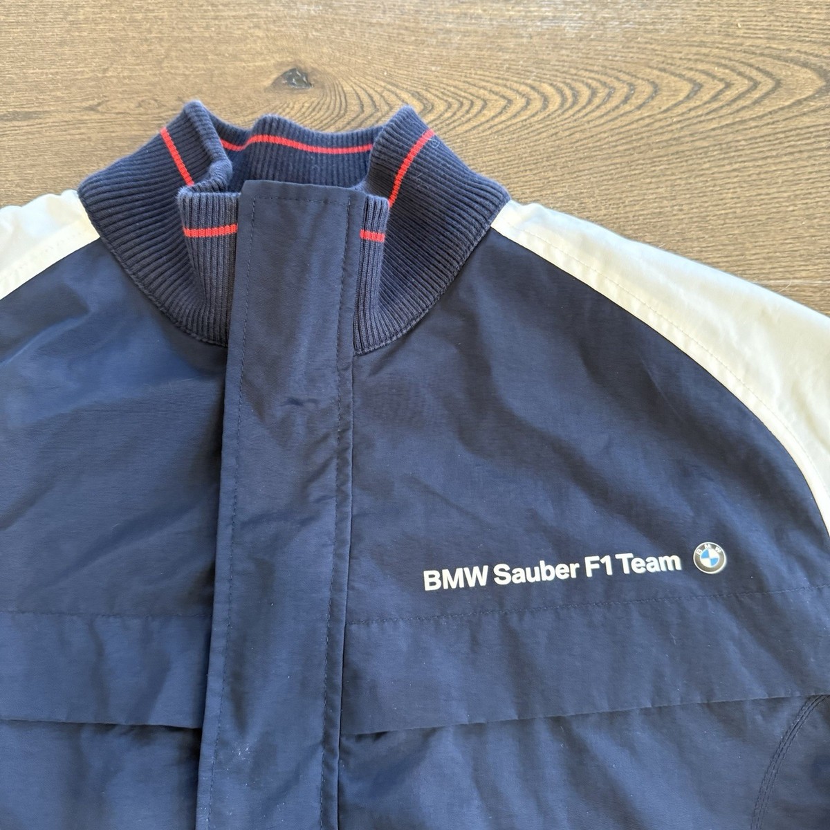 BMW Sauber F1 Team Jacket Men's M-L Windbreaker | eBay