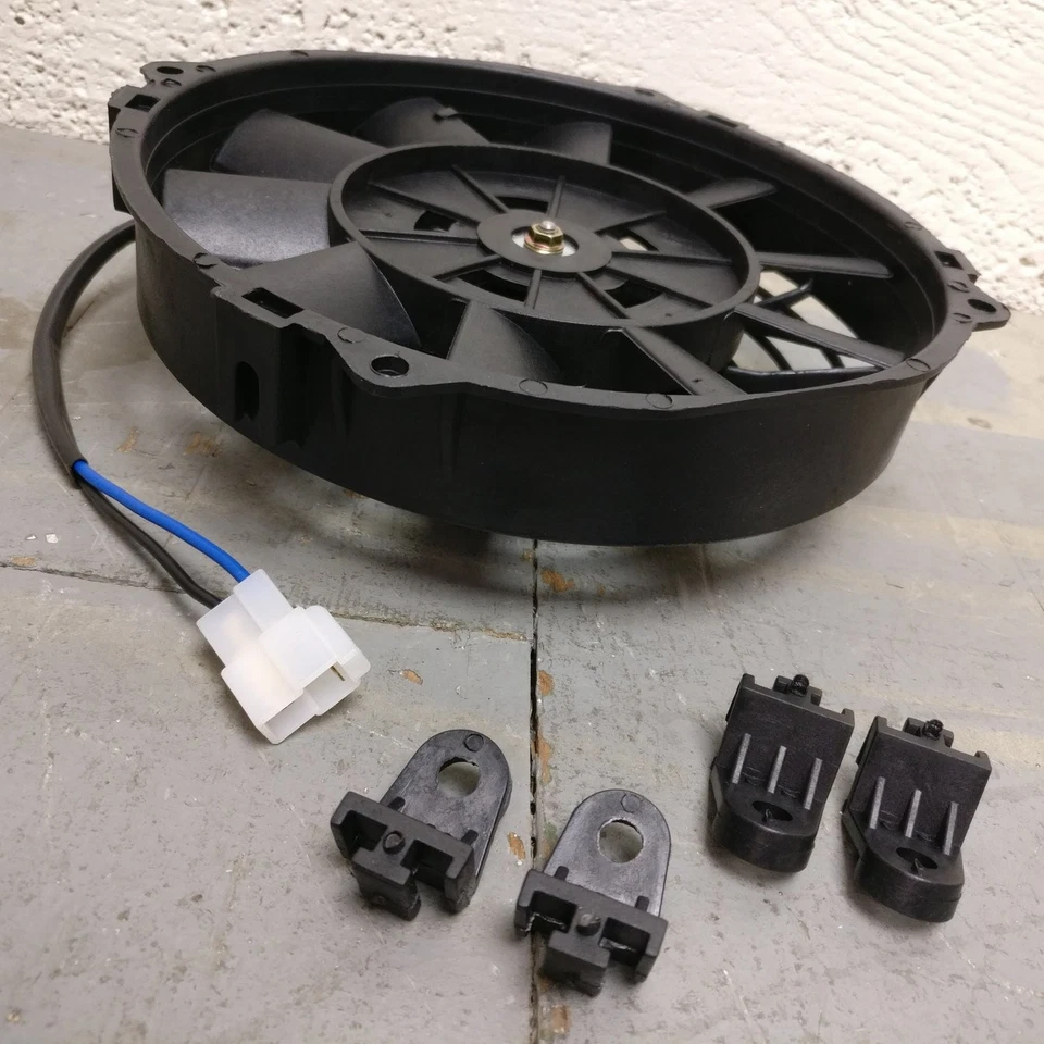 1958-88 AMC 600 Cfm 8" 12v Radiator Cooling Fan 327 dinosaur-fighter v8 360 Nash - Image 3 of 4