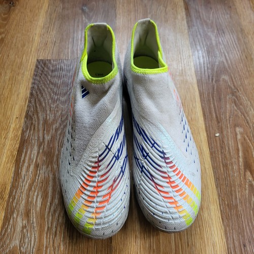 Adidas Predator AstroTurf Football Boots Mens FG UK 11 White green Sport Match - Picture 2 of 7