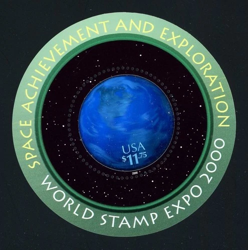 US stamp Space Achievement and Exploration - Expo 2000 $11.75, Scott #3412 MNH