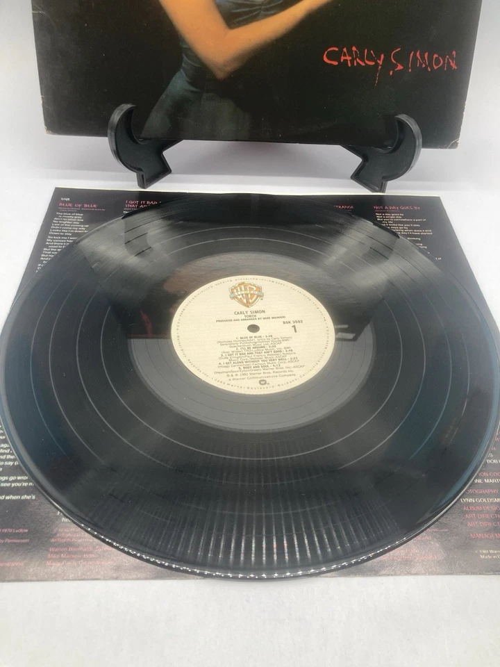 Carly Simon Torch Vintage Vinyl Lp 1981 Warner Bros BSK 3592  - Image 4 of 4
