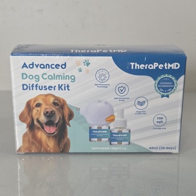 TheraPetMD Advanced Dog Calming Diffuser Kit 1 Diffuser 2 Refills 30 Days New
