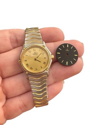 Ebel Sport Classic Ladies Watch 23mm Steel/Gold Original Steel Band Extra Face