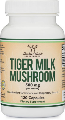 Tiger Milk Mushroom 500mg 60 Capsules Respiratory & Immune Health Support