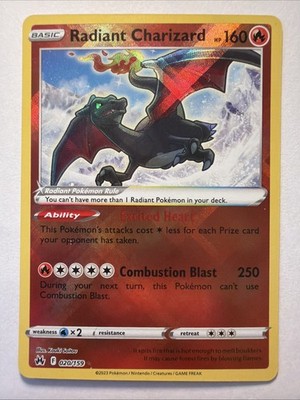 Radiant Charizard 020/159 SWSH: Crown Zenith Holo